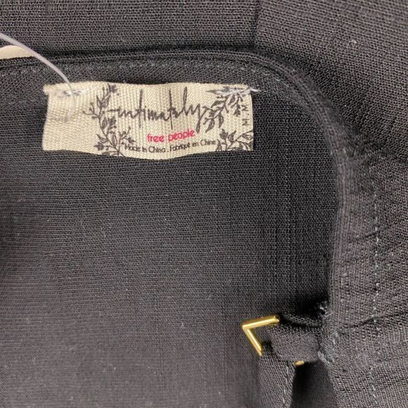 NWT Free People Black Mini Romper Size M - Picture 8 of 10